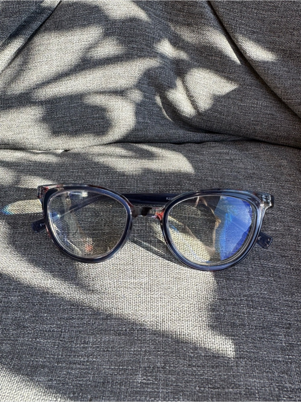 Classic Katespade Kids Clear Blue Round Eyeglasses